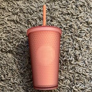 Starbucks 16 oz Tumbler cup and straw